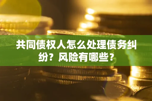 北京共同债权人怎么处理债务纠纷？风险有哪些？